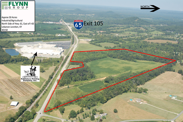 North Side of Highway 61 - Birdseye Property Outline